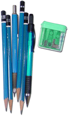 Pencils and Sharpener